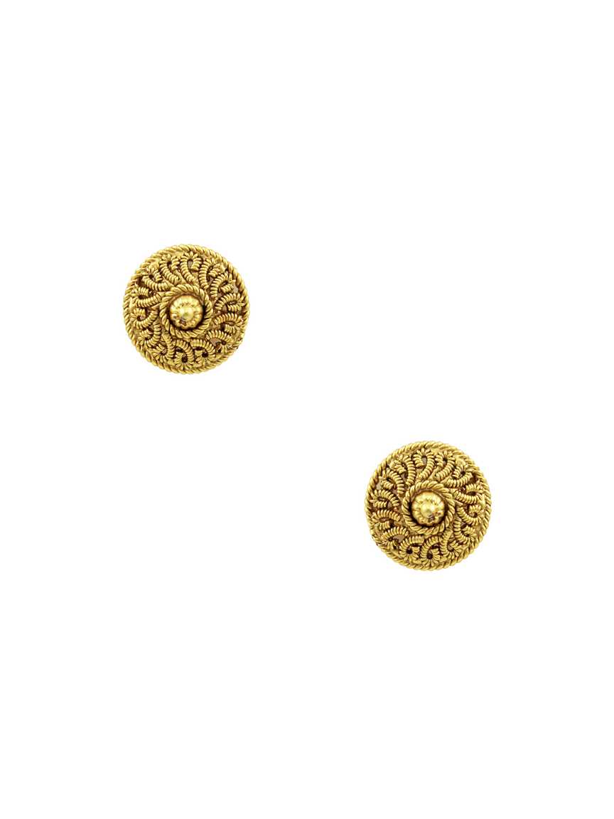 EARRING in CHECKERED POLKI Style | Design - 15493