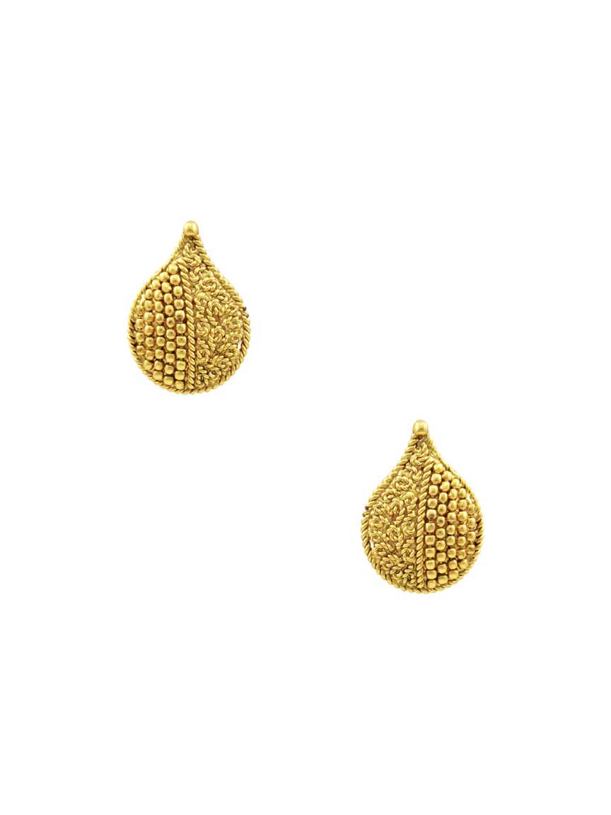 EARRING in CHECKERED POLKI Style | Design - 15494