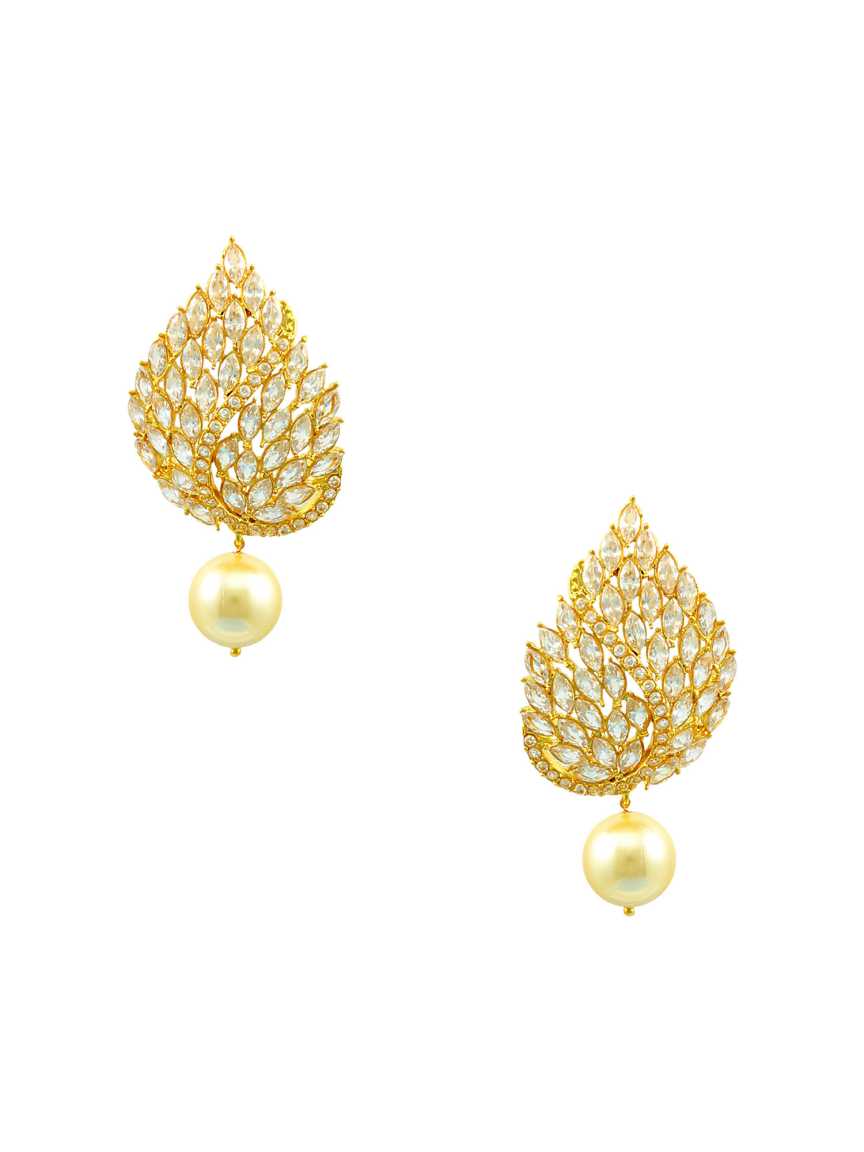 EARRING in CHECKERED POLKI Style | Design - 15733