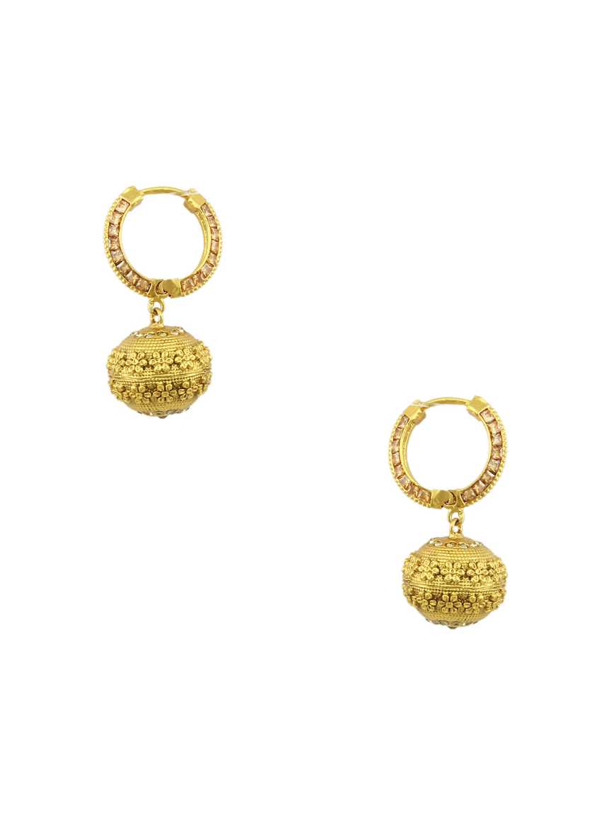 EARRING in CHECKERED POLKI Style | Design - 15895
