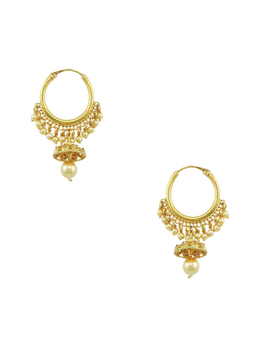 EARRING in CHECKERED POLKI Style | Design - 15929