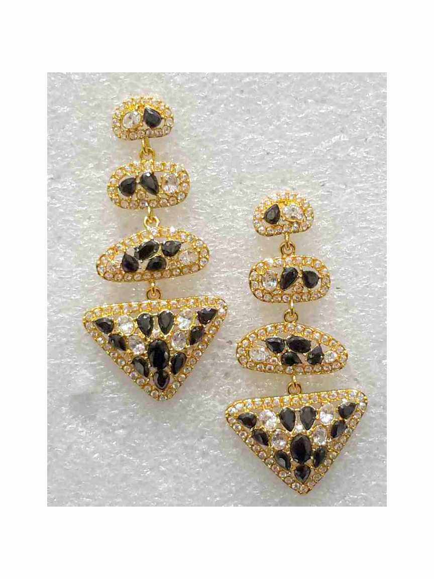 checkered_polki-earring-ERCK15939BKHG
