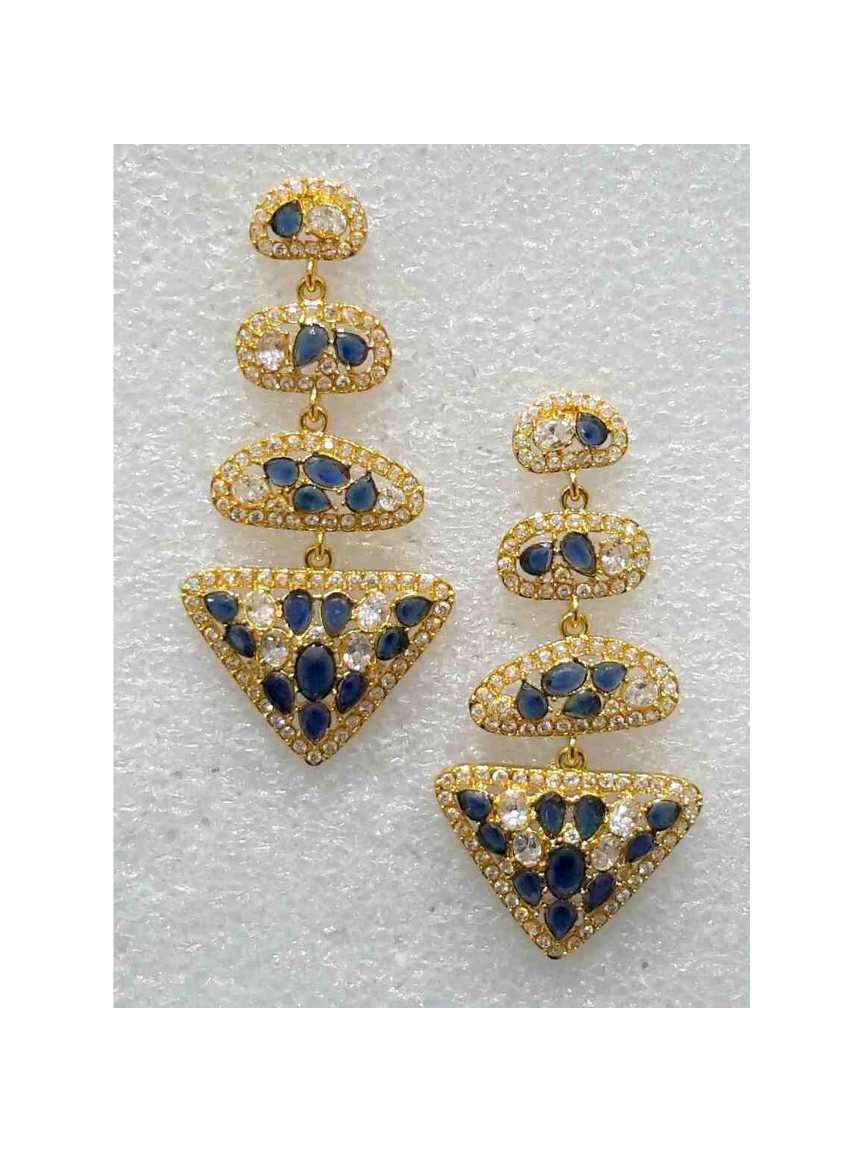 checkered_polki-earring-ERCK15939BLHG