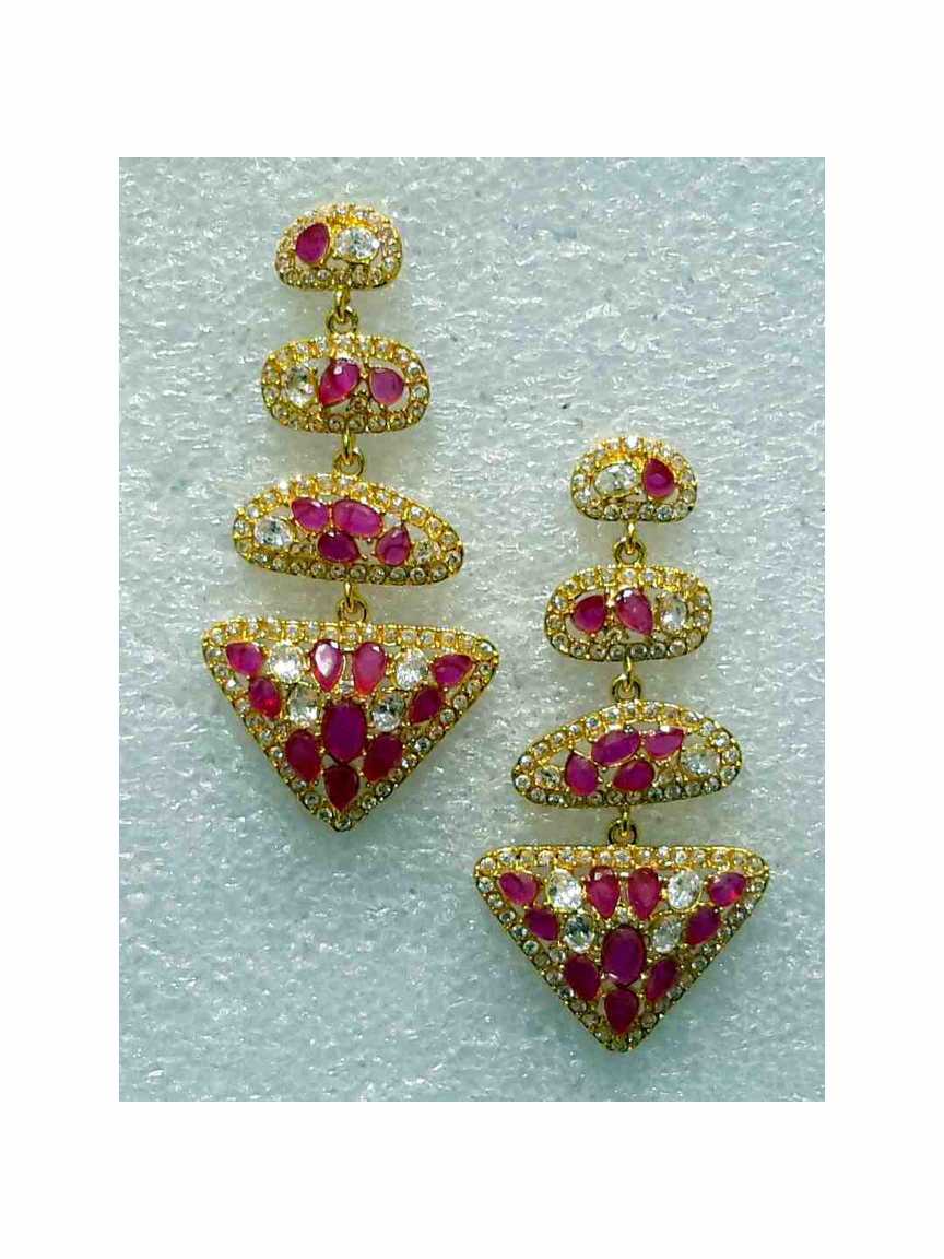 checkered_polki-earring-ERCK15939RBHG