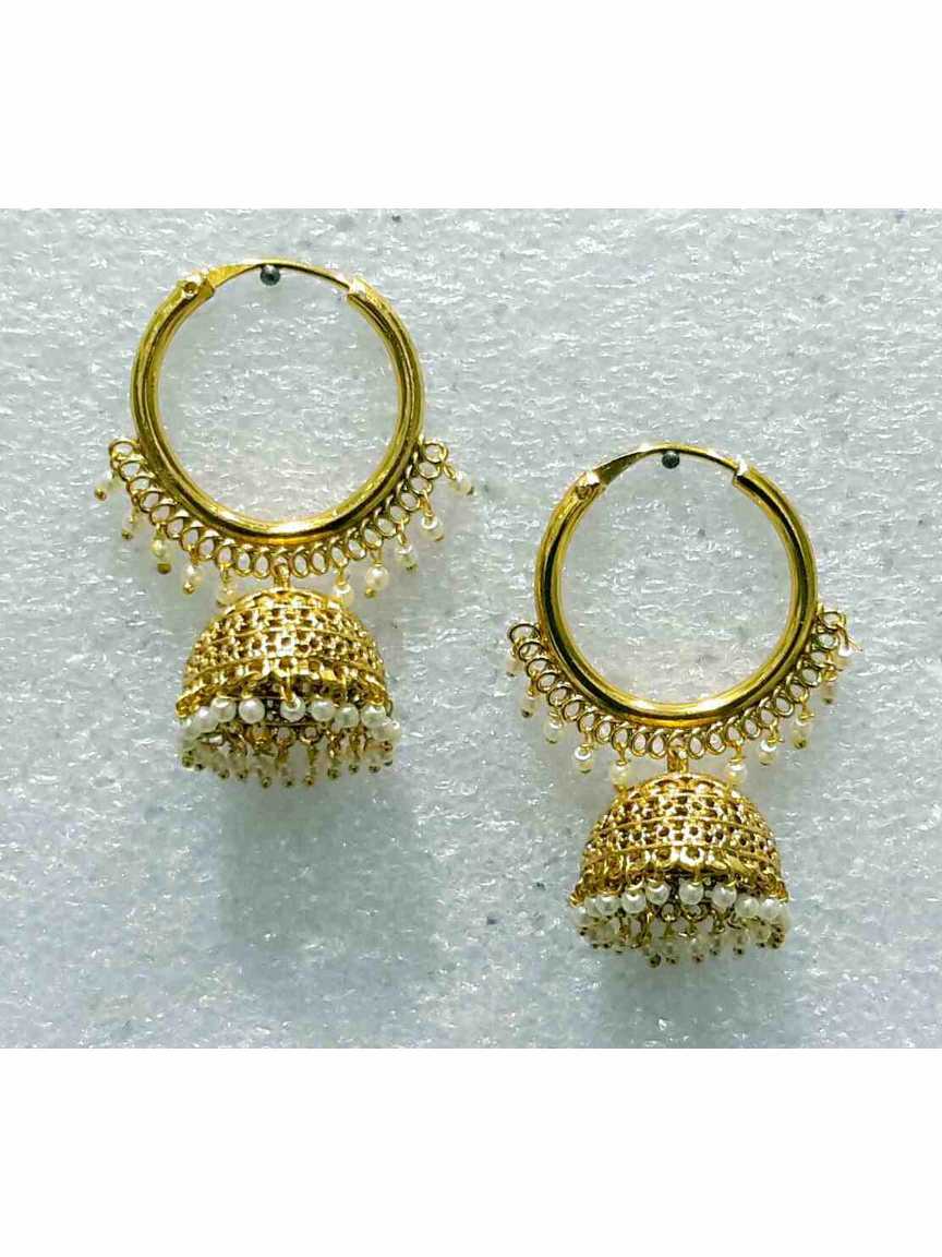 EARRING in CHECKERED POLKI Style | Design - 16034
