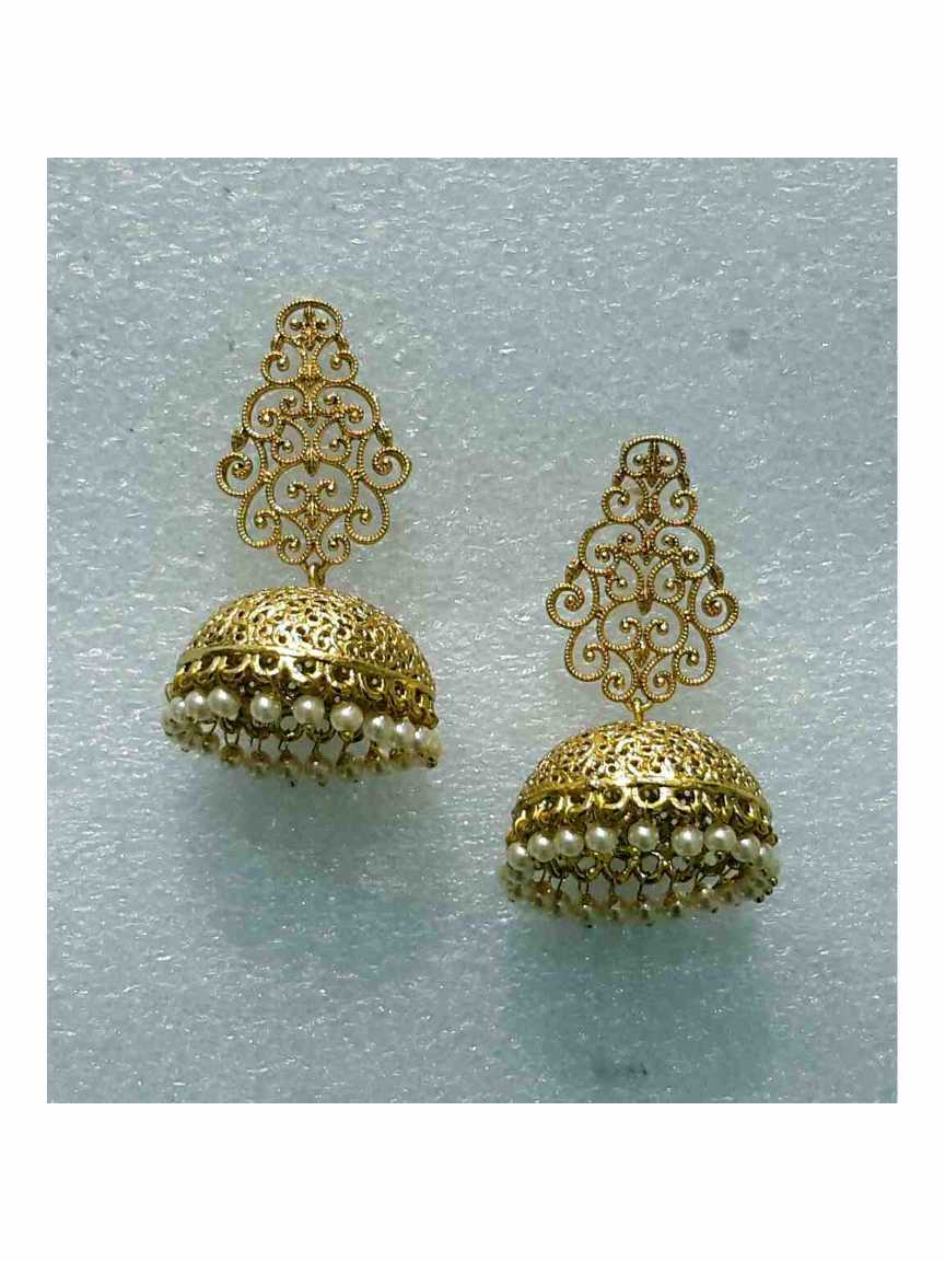 EARRING in CHECKERED POLKI Style | Design - 16072
