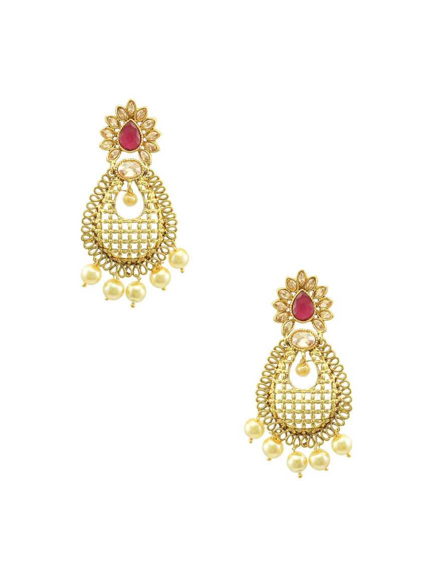 checkered_polki-earring-ERCK16759RBHG