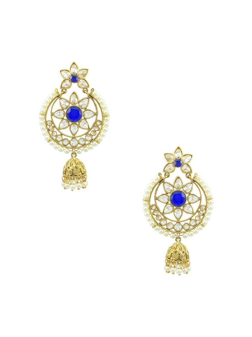 checkered_polki-earring-ERCK16761BLHG
