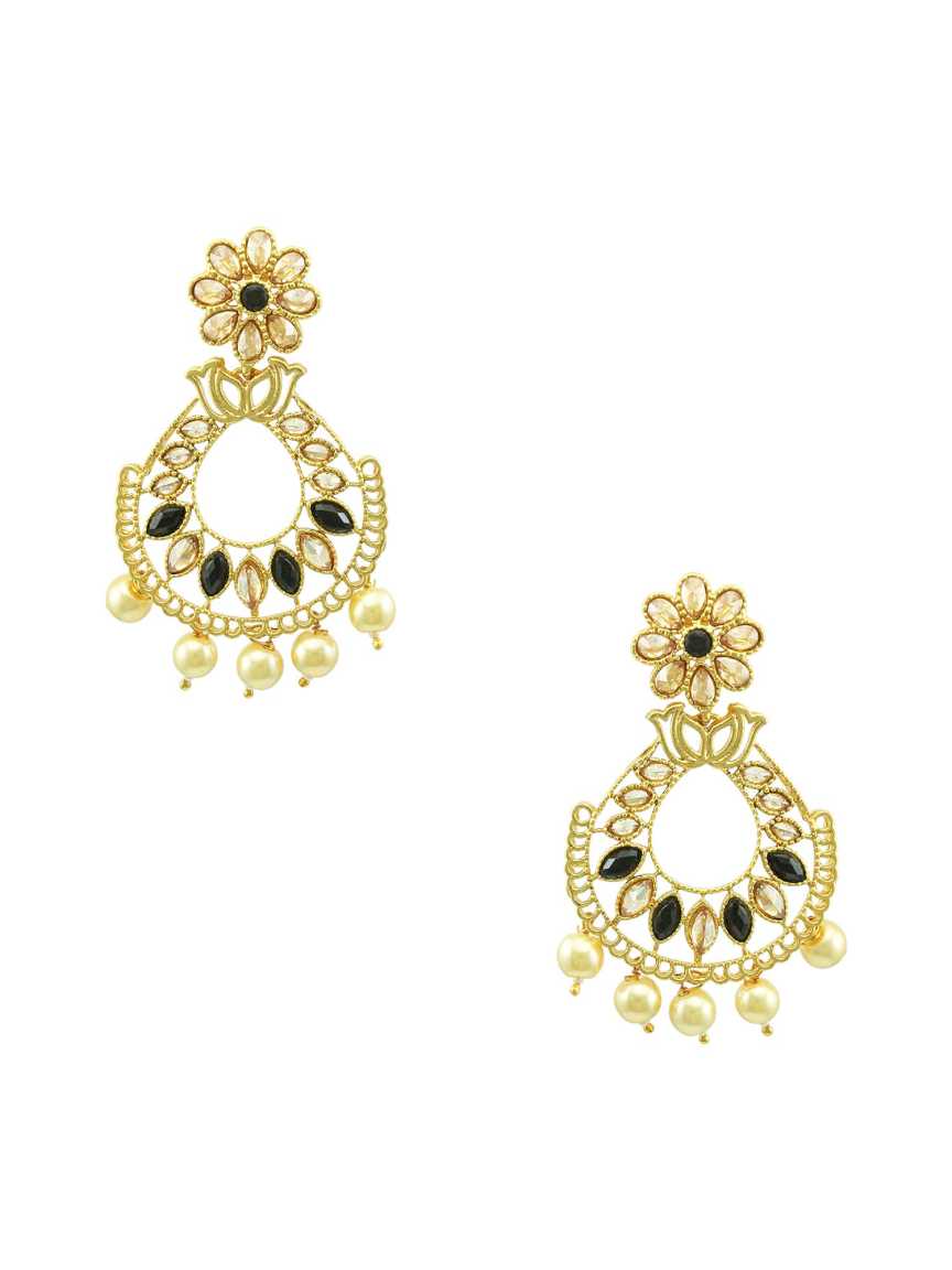 checkered_polki-earring-ERCK16762BKHG