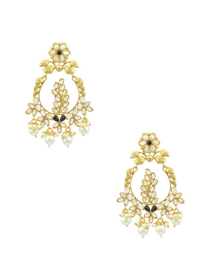 checkered_polki-earring-ERCK16763CLBKHG