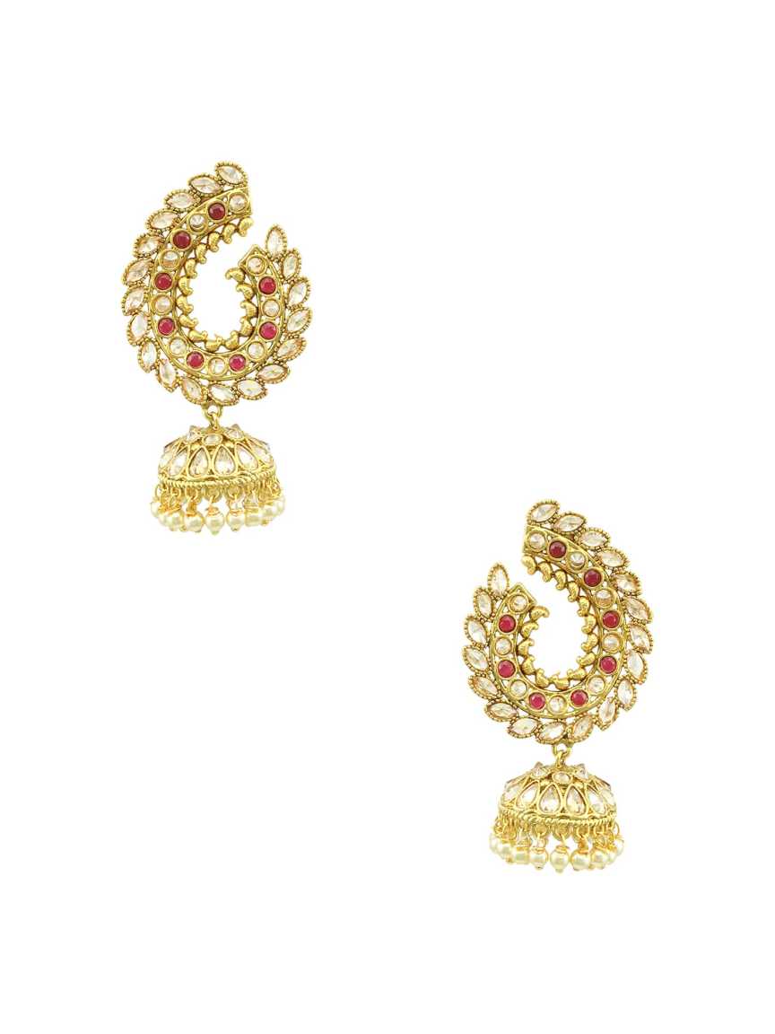 checkered_polki-earring-ERCK16775RBHG