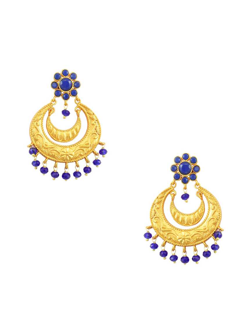 checkered_polki-earring-ERCK16940BLHG