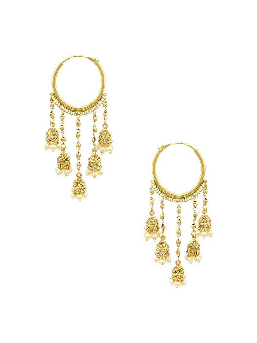 EARRING in CHECKERED POLKI Style | Design - 17128
