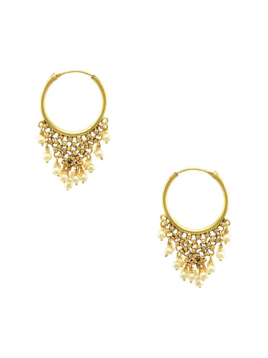 EARRING in CHECKERED POLKI Style | Design - 17274