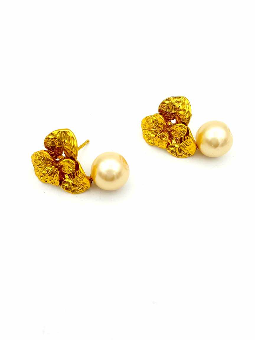EARRING in CHECKERED POLKI Style | Design - 18137