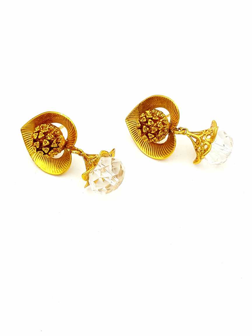 EARRING in CHECKERED POLKI Style | Design - 18139