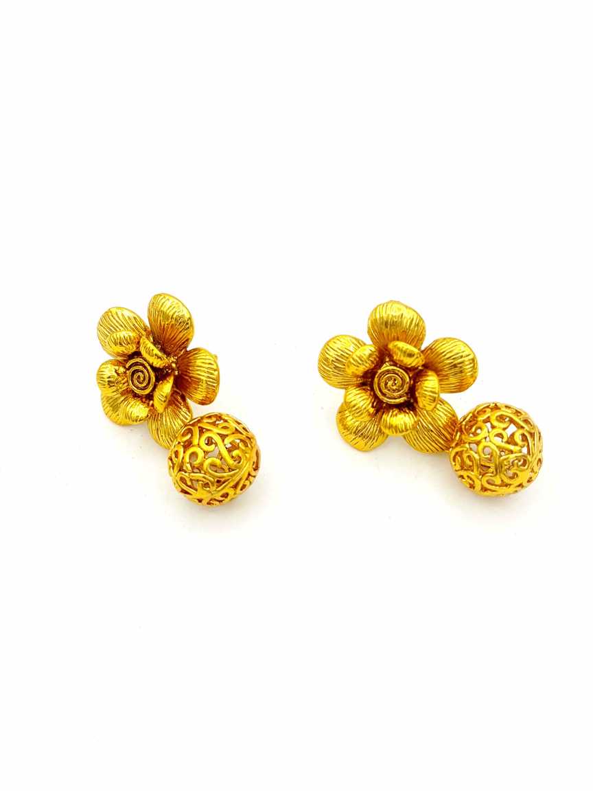 EARRING in CHECKERED POLKI Style | Design - 18203