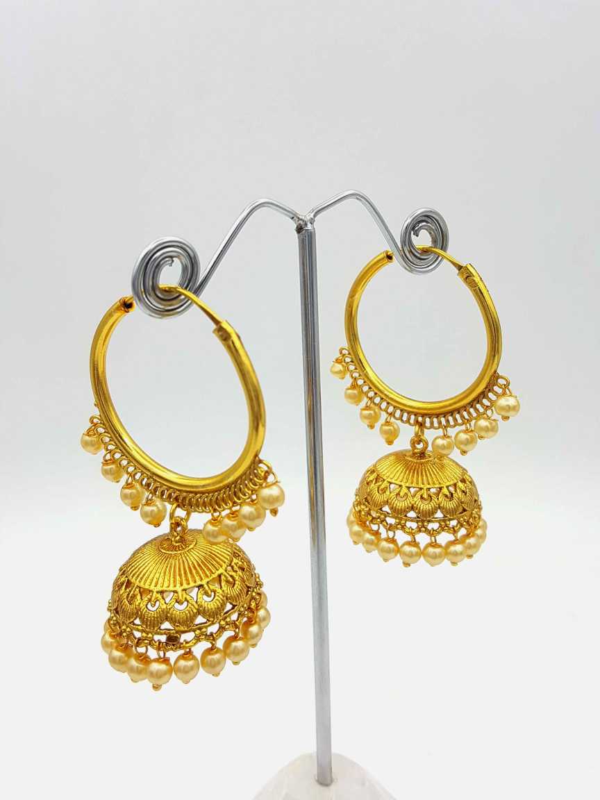 EARRING in CHECKERED POLKI Style | Design - 18207