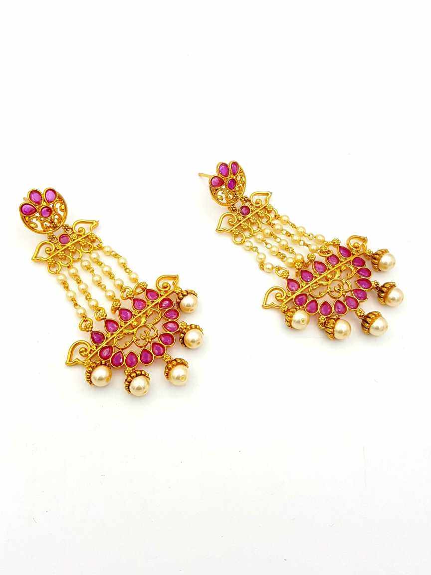 checkered_polki-earring-ERCK18319RBHG