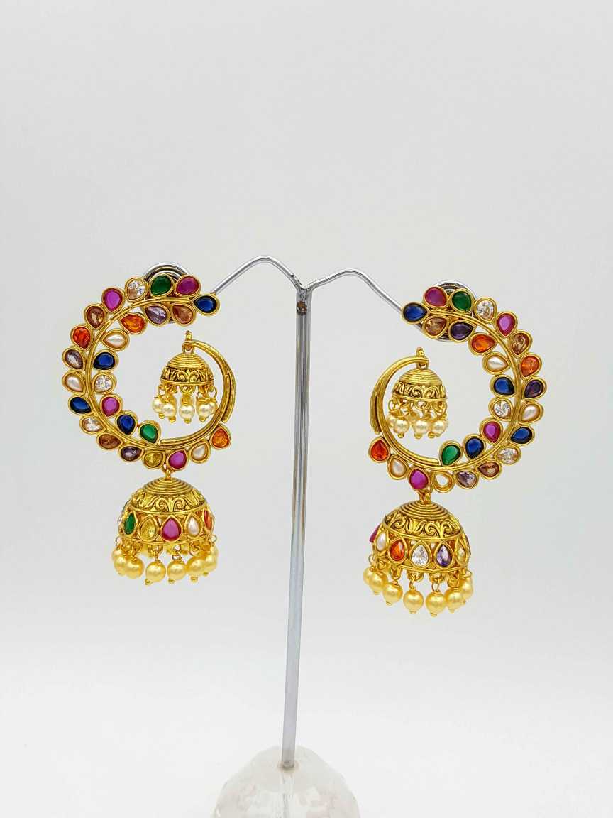 checkered_polki-earring-ERCK18616MUHG
