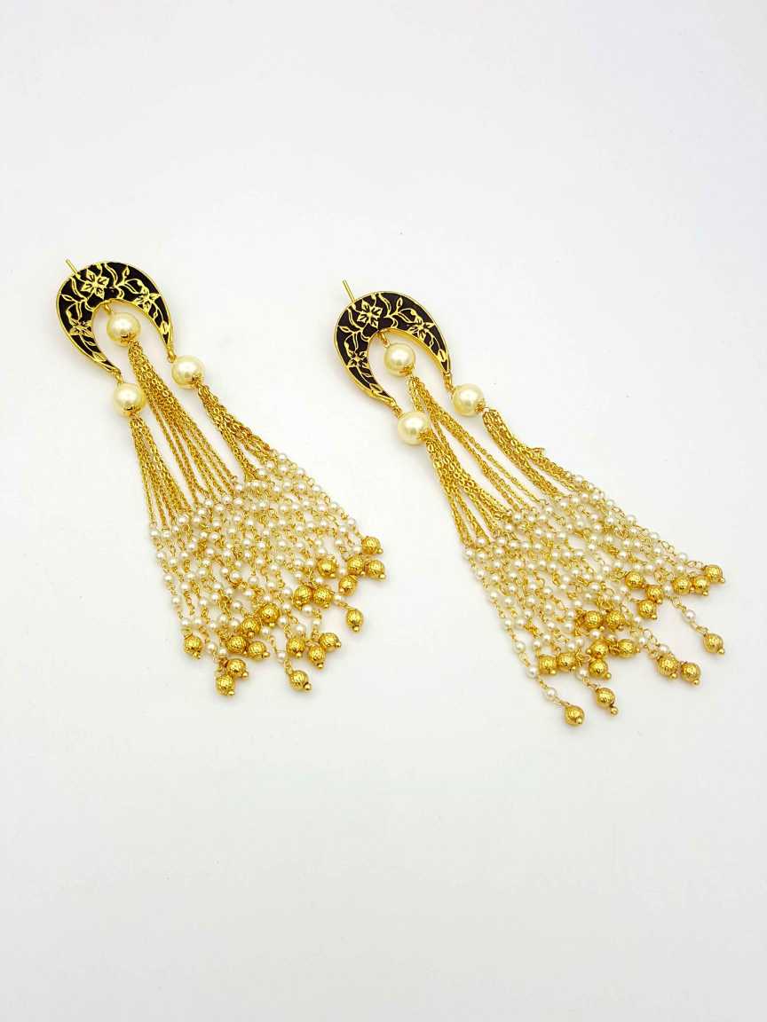 checkered_polki-earring-ERCK18629BKHG