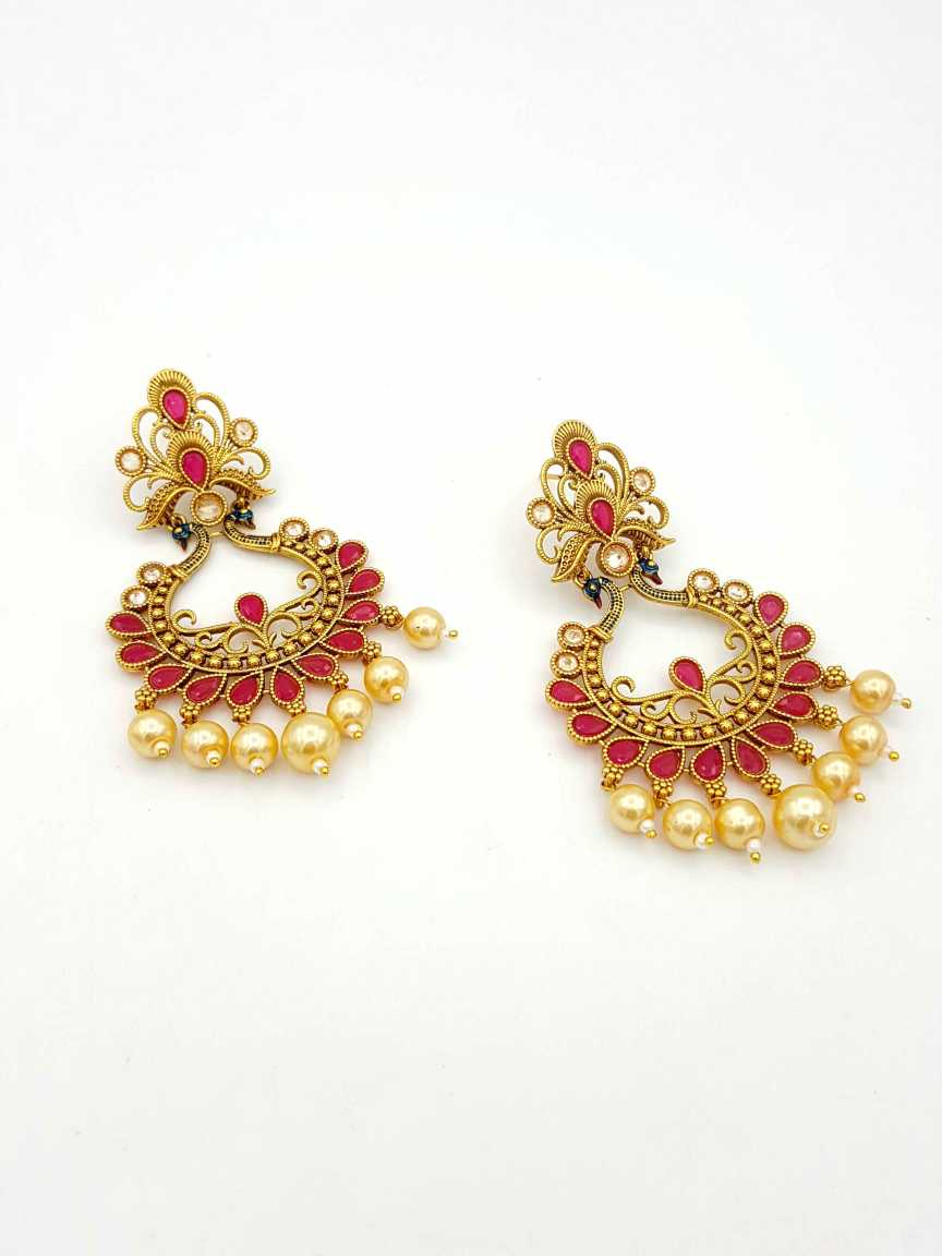 checkered_polki-earring-ERCK18652RBHG