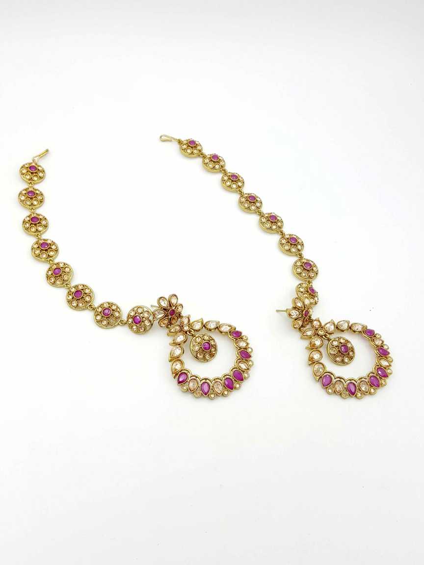 EARRING in CHECKERED POLKI Style | Design - 18714