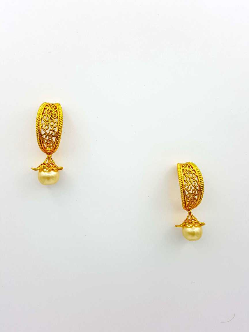 EARRING in CHECKERED POLKI Style | Design - 18906