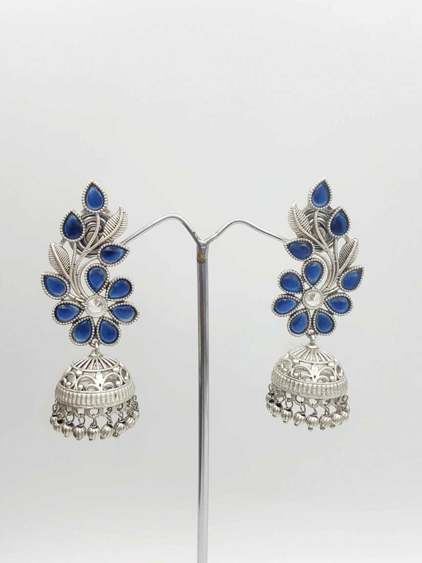 checkered_polki-earring-ERCK18970BLRH