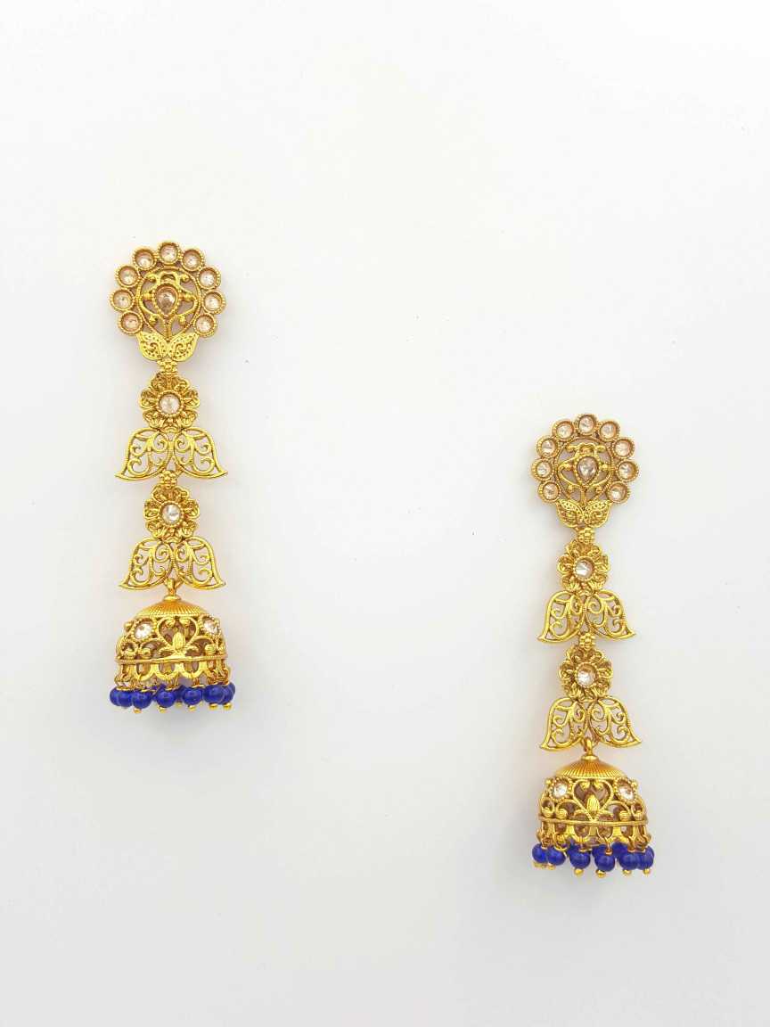 checkered_polki-earring-ERCK18997BLHG