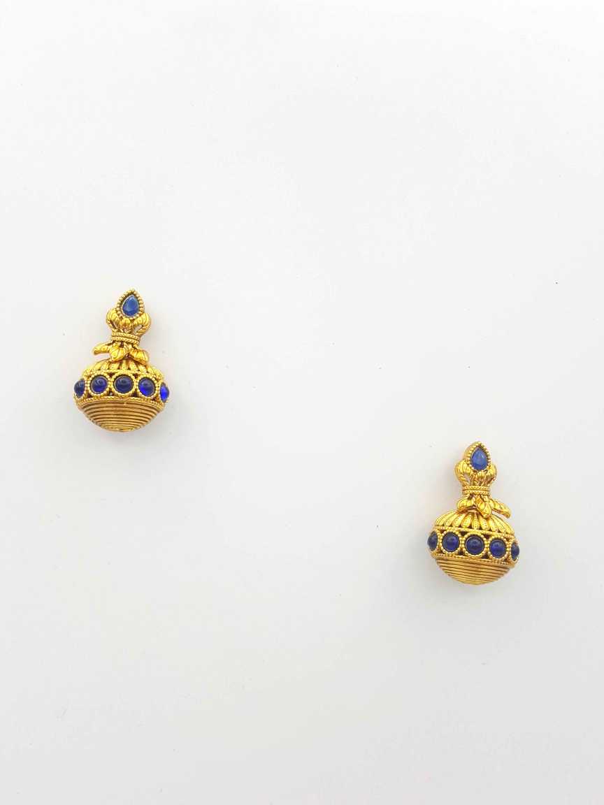 checkered_polki-earring-ERCK19007BLHG