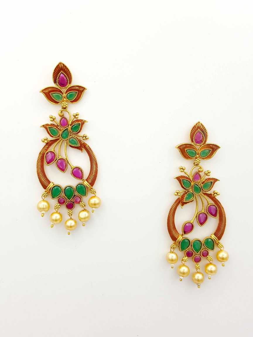 checkered_polki-earring-ERCK19300REBWHG