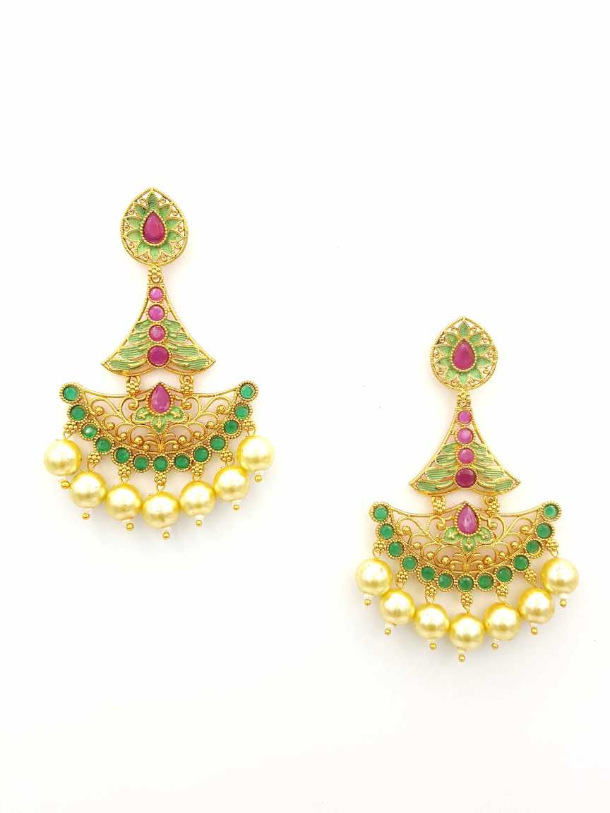 checkered_polki-earring-ERCK19359GMREHG