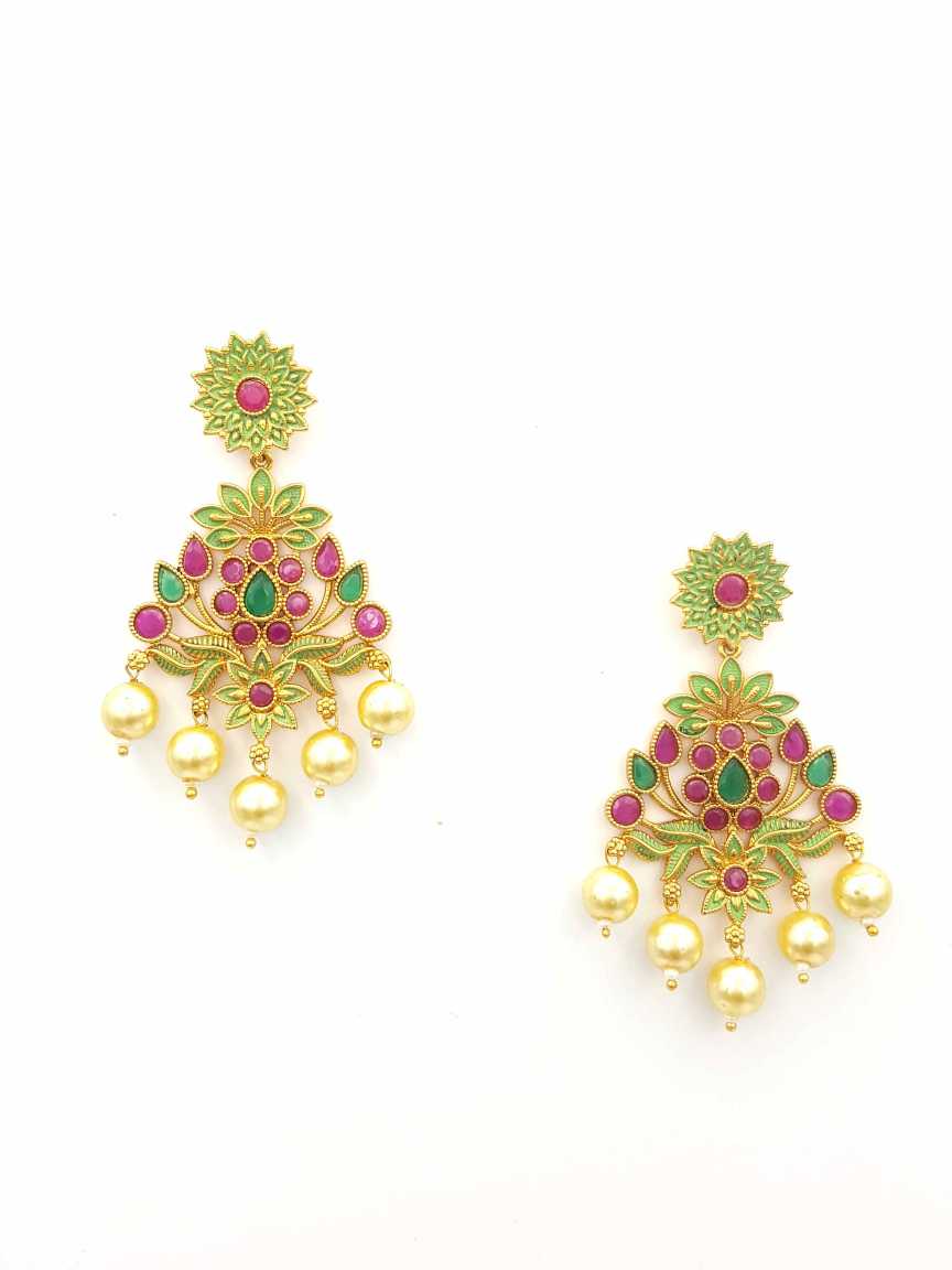 checkered_polki-earring-ERCK19360GMREHG