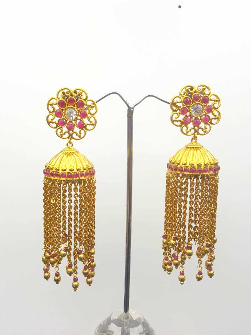 checkered_polki-earring-ERCK19441RBHG