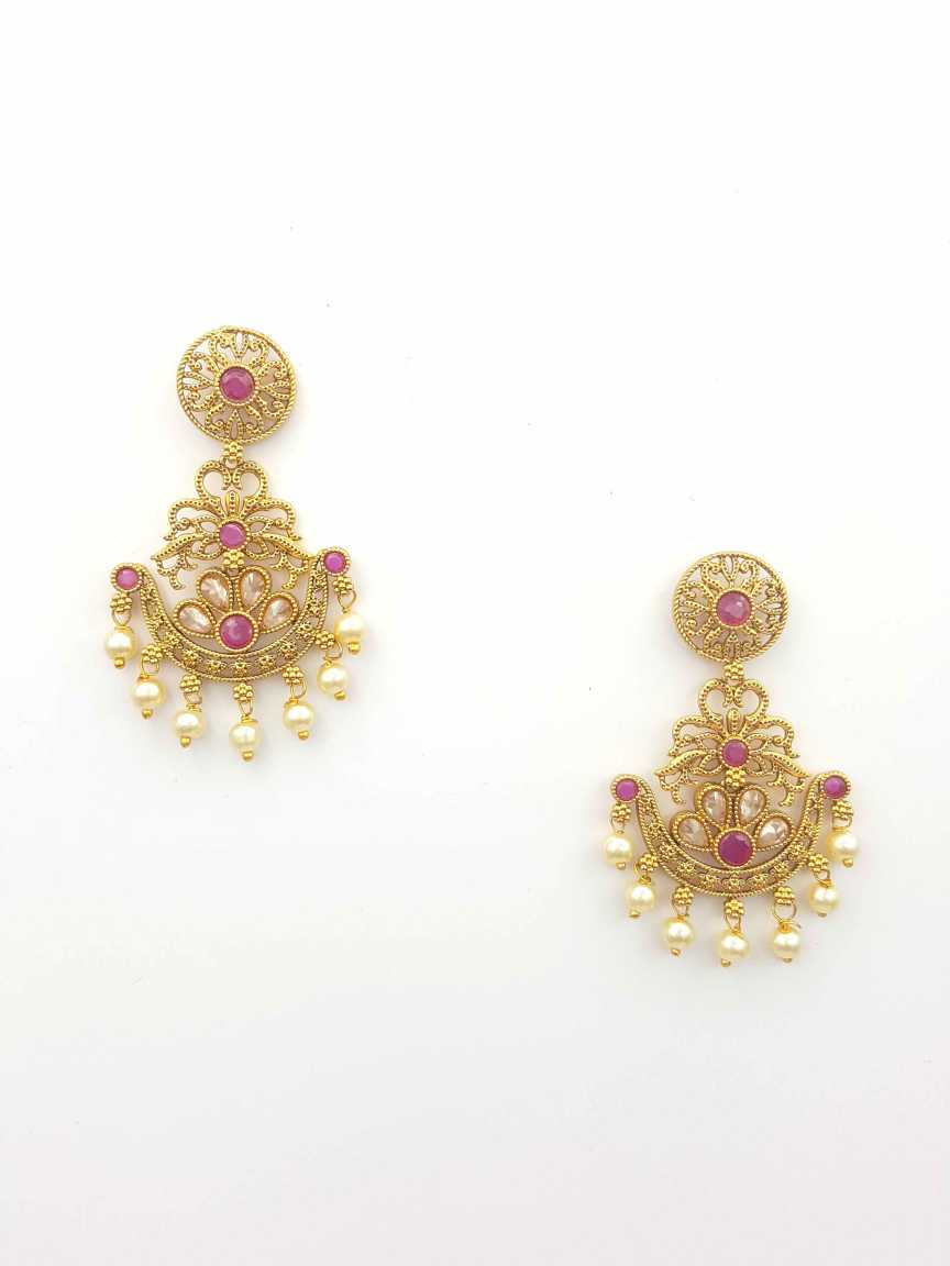 checkered_polki-earring-ERCK19579RBHG