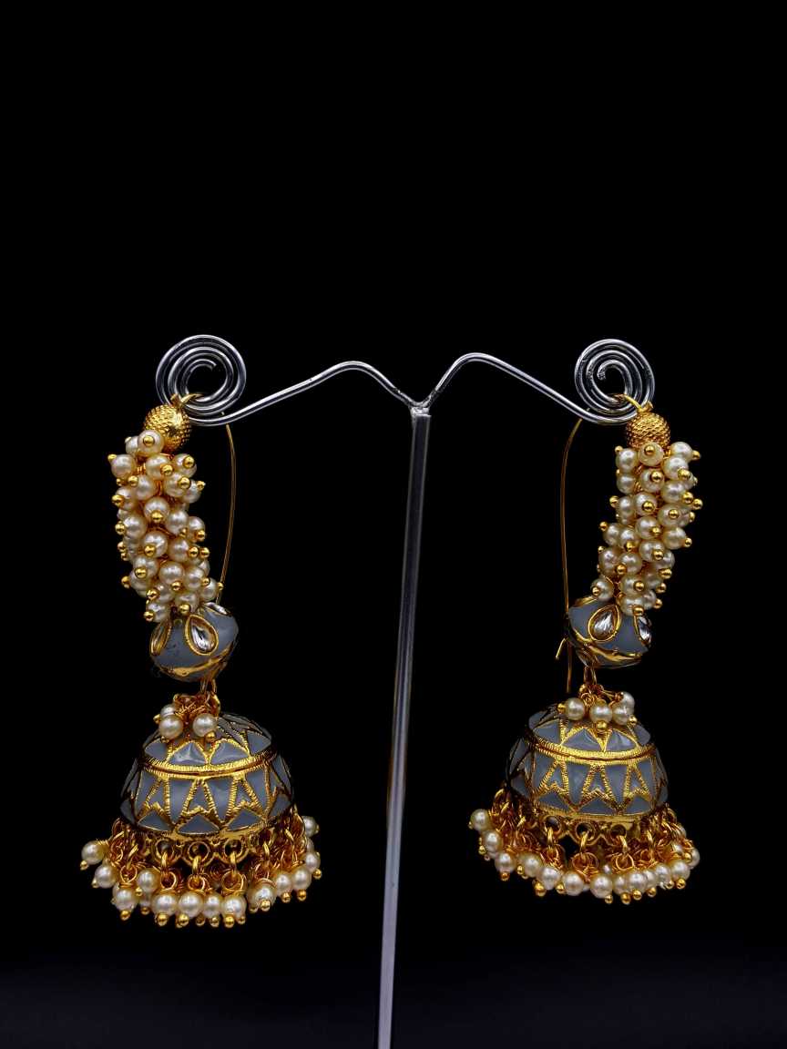 checkered_polki-earring-ERCK19684GYHG