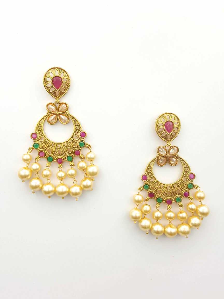 checkered_polki-earring-ERCK19748REHG