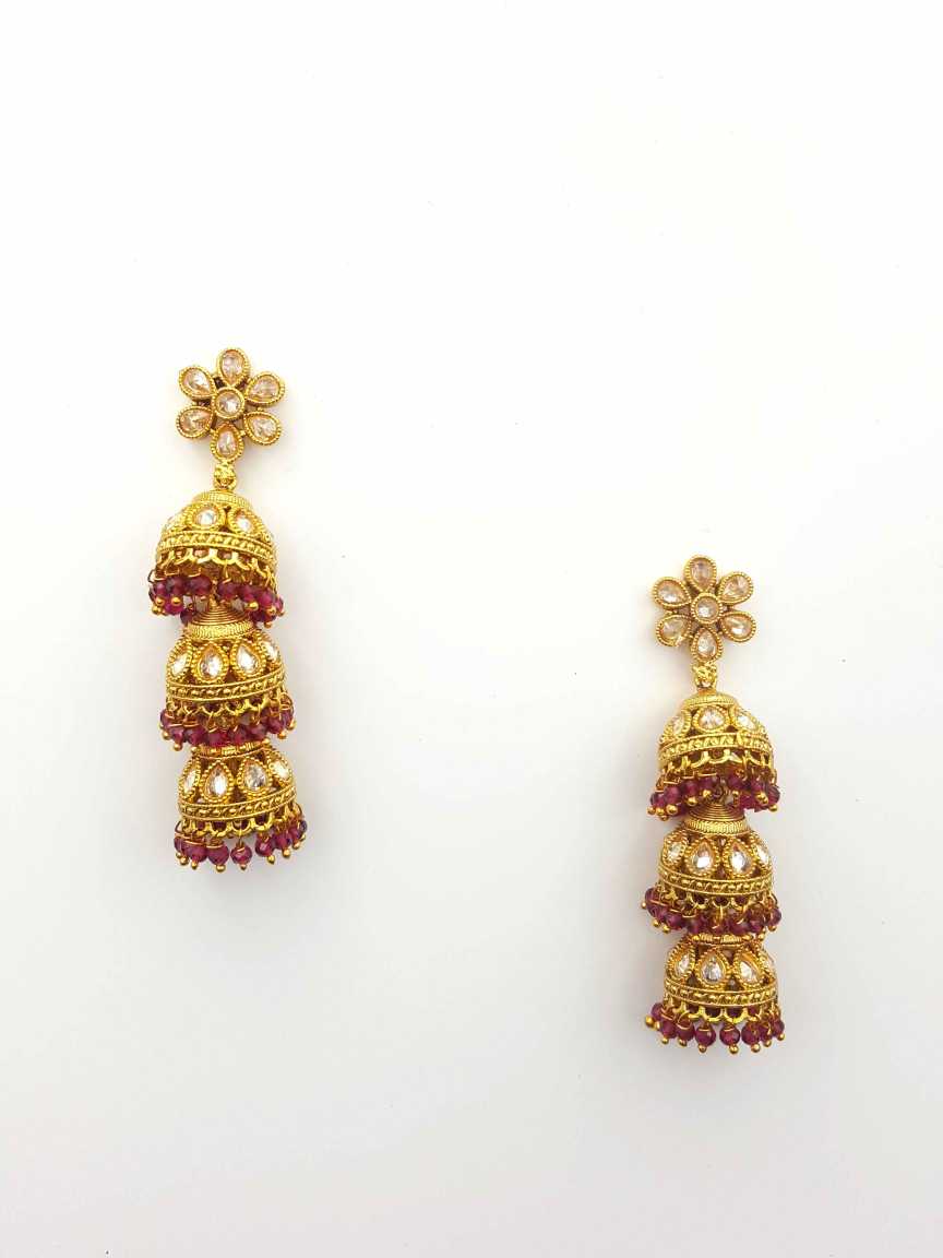 checkered_polki-earring-ERCK19899CPRNHG