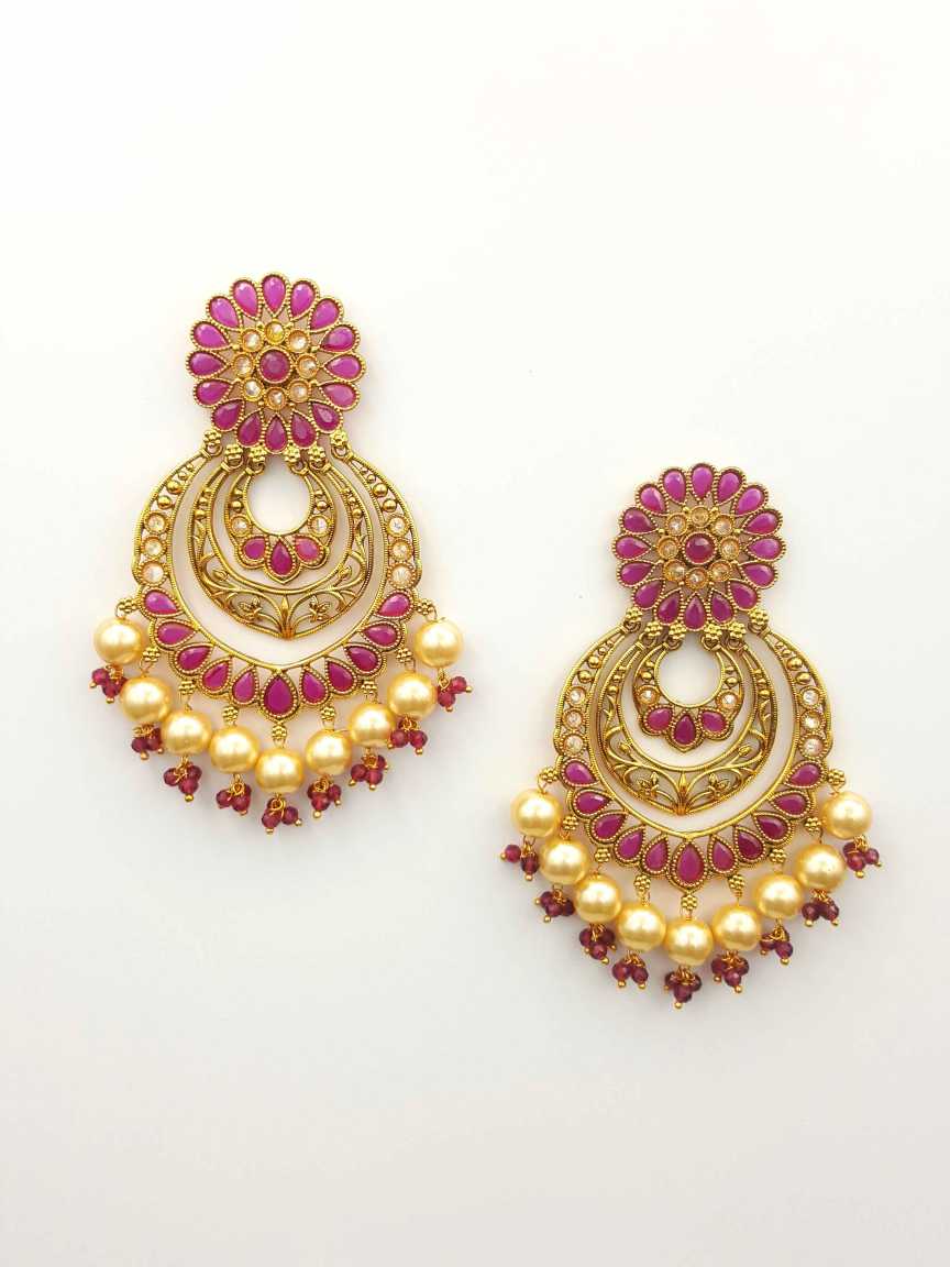 checkered_polki-earring-ERCK19932RBHG