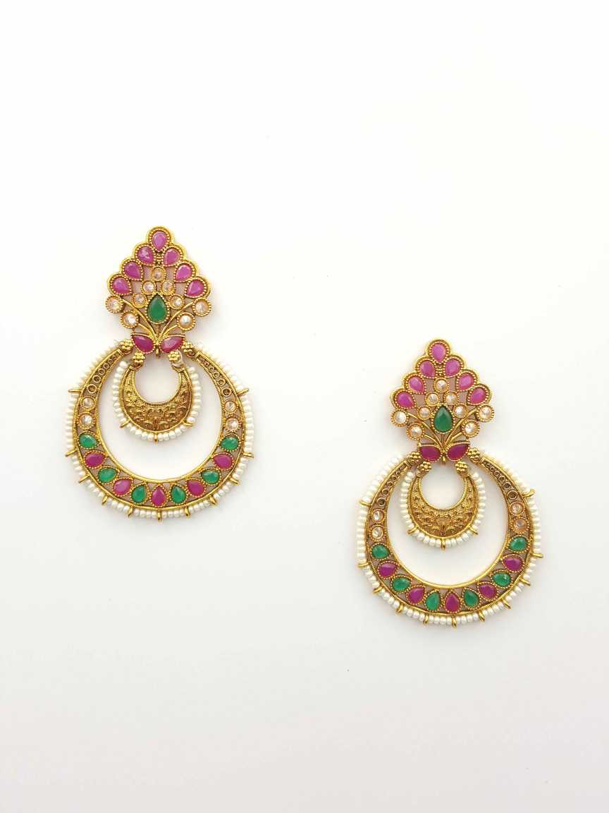 checkered_polki-earring-ERCK19933REHG
