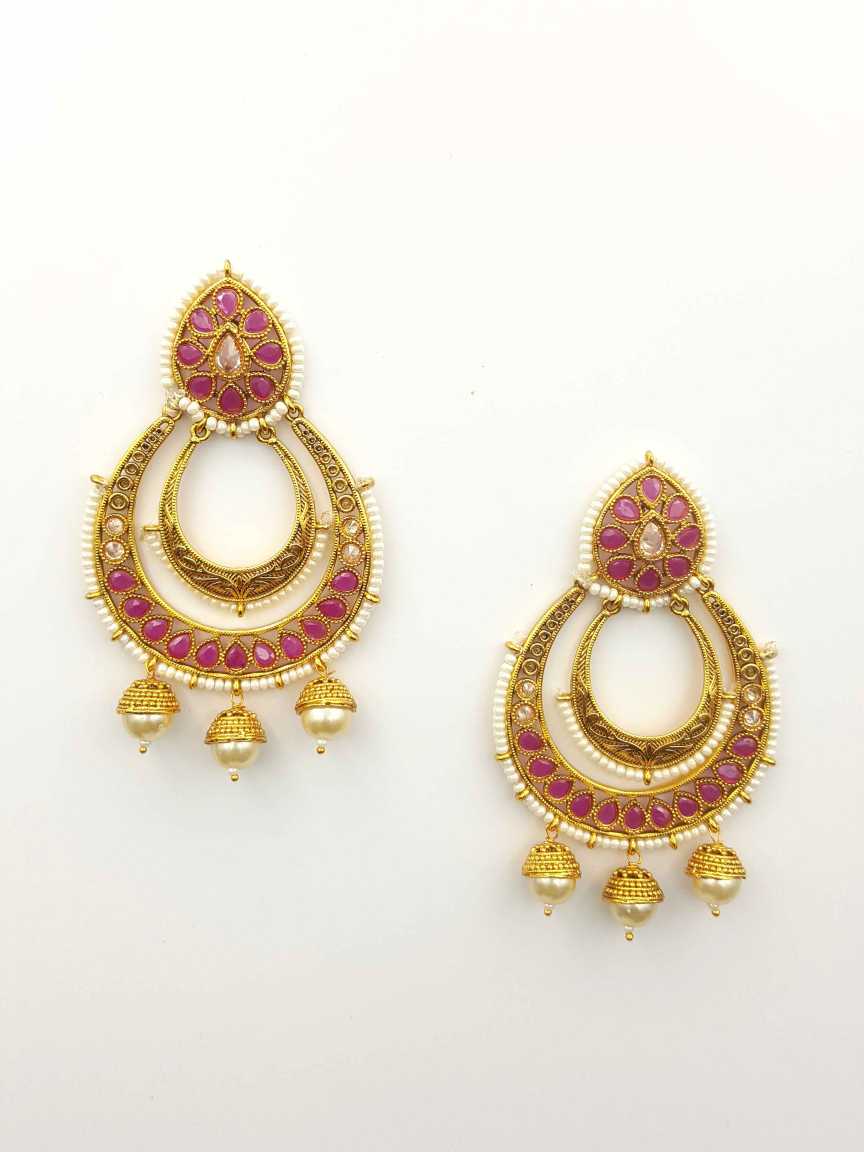 checkered_polki-earring-ERCK19939RBHG