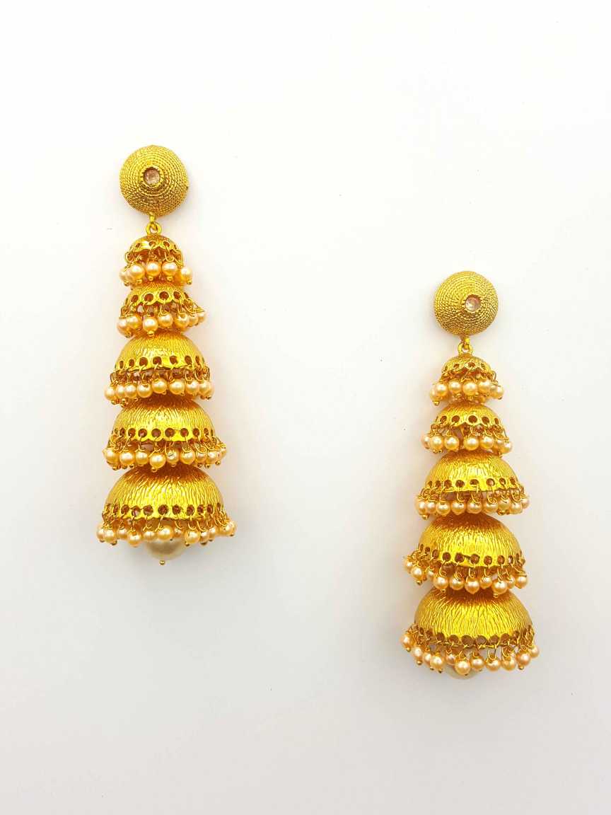EARRING in CHECKERED POLKI Style | Design - 19972