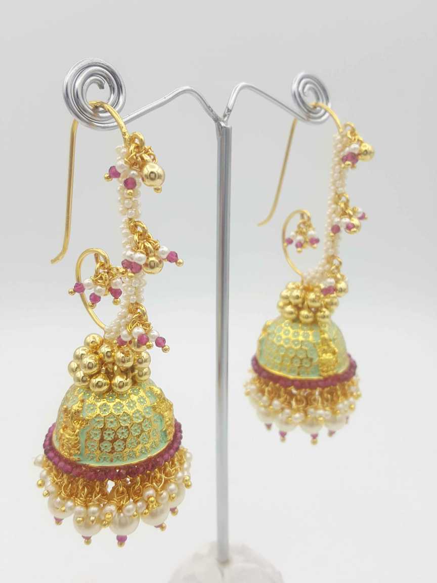 checkered_polki-earring-ERCK19981GMRNHG