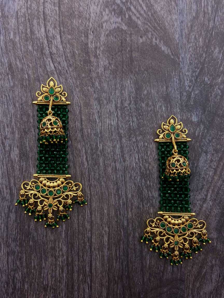 checkered_polki-earring-ERCK20452GNHG