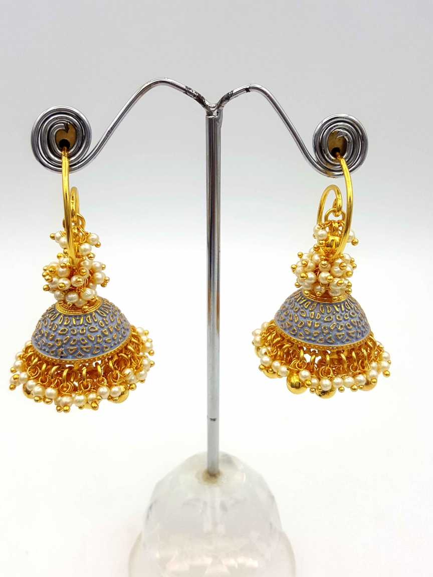 checkered_polki-earring-ERCK20887GYHG