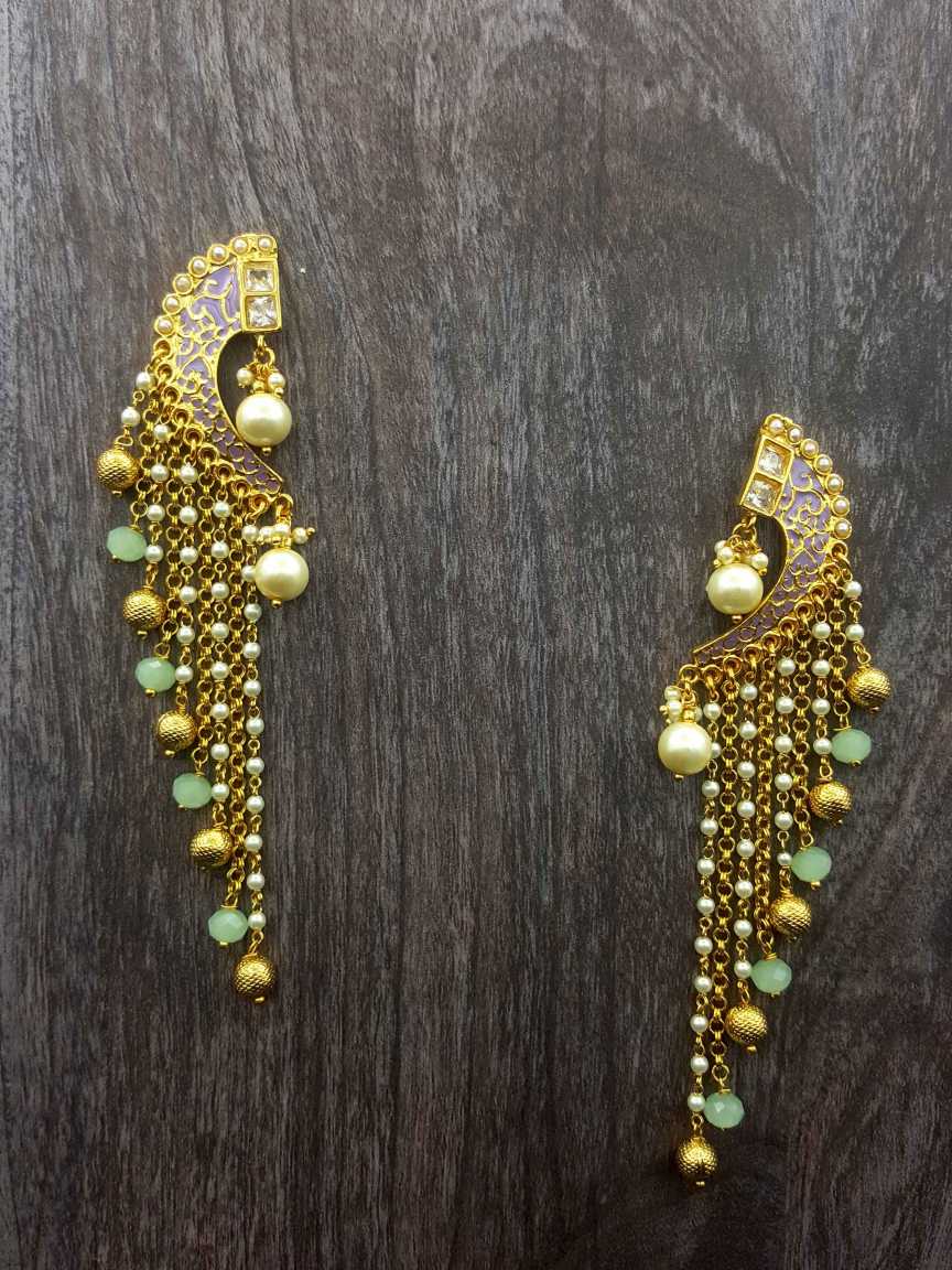 checkered_polki-earring-ERCK20888PRGMHG