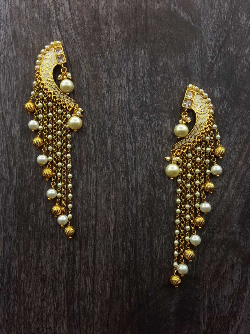checkered_polki-earring-ERCK20888WHHG