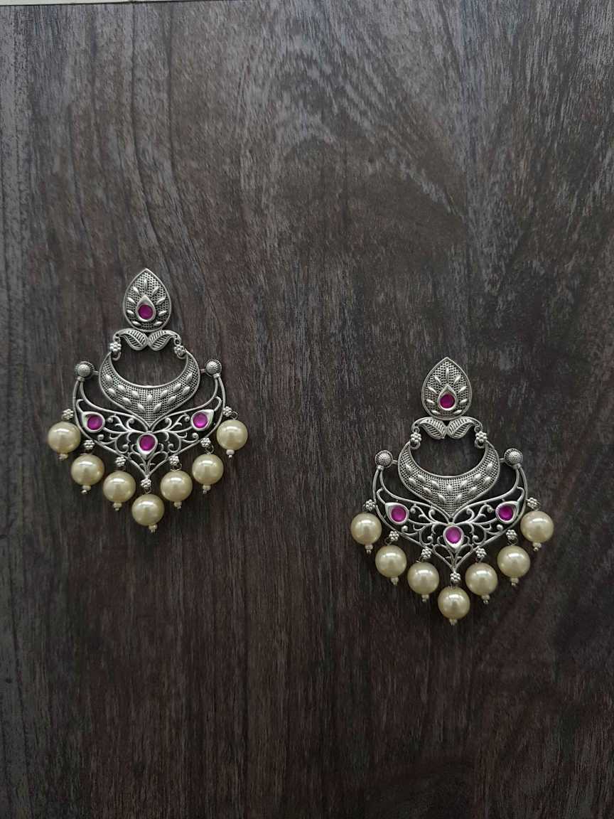 checkered_polki-earring-ERCK21006RNRH