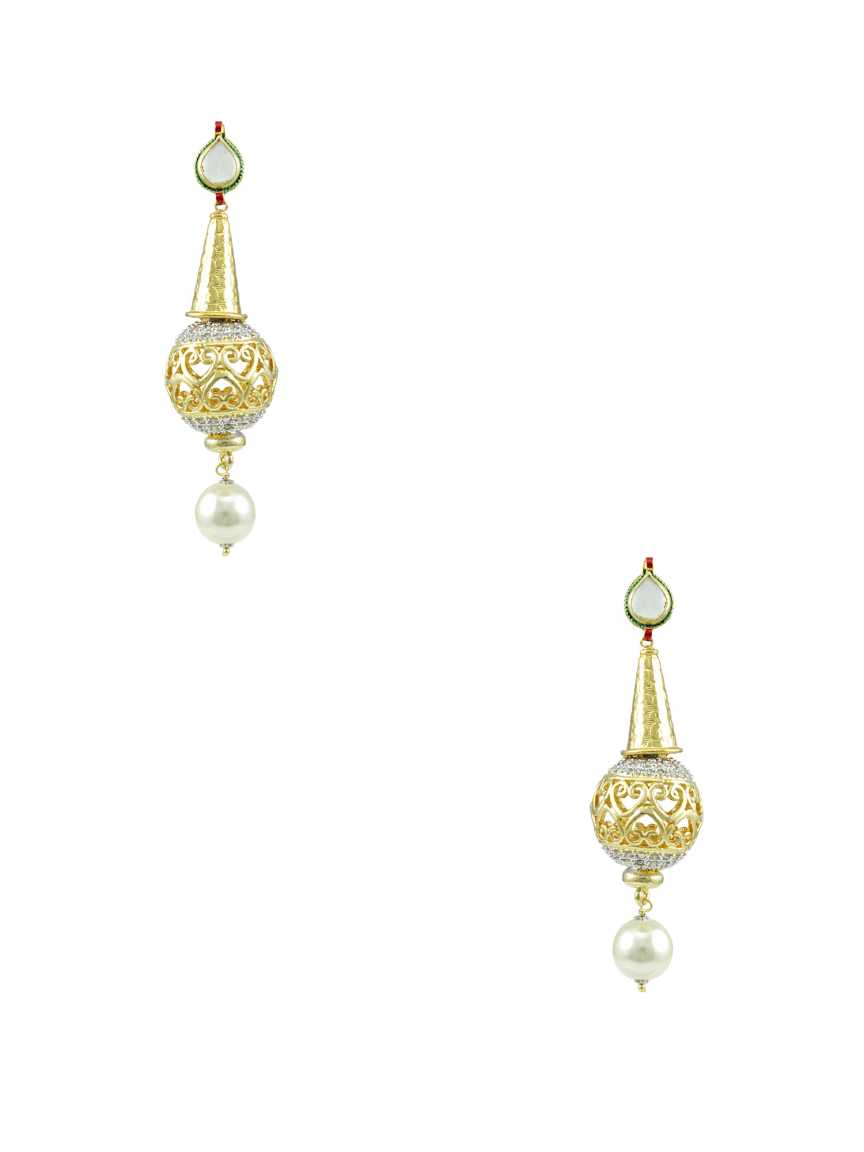 EARRING in CZ AD AMERICAN DIAMOND Style | Design - 11111